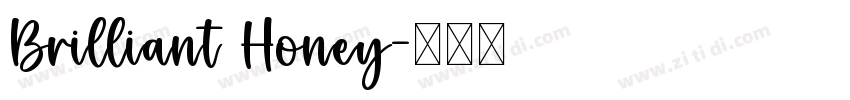 Brilliant Honey字体转换